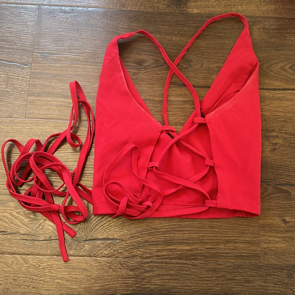red tiny top - Picture 2 of 2